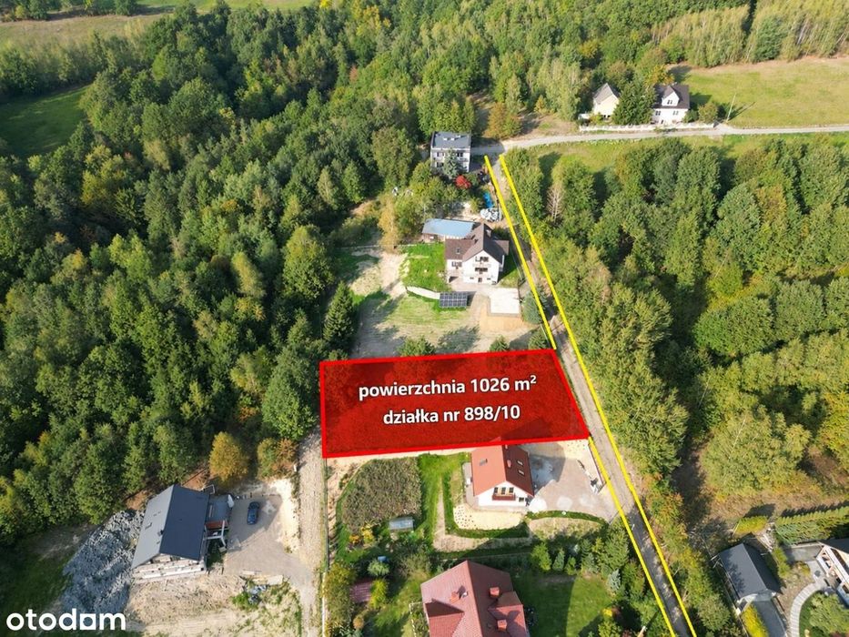 10 arowa działka z dostępnem do wszystkich mediów - Widok 2