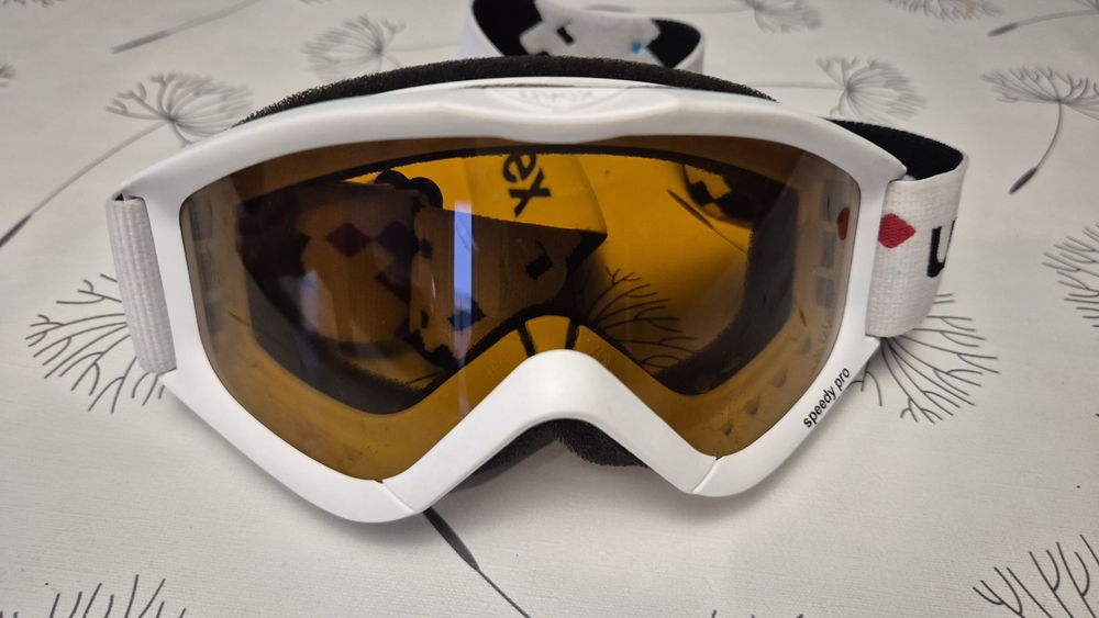 Gogle dziecięce UVEX junior białe