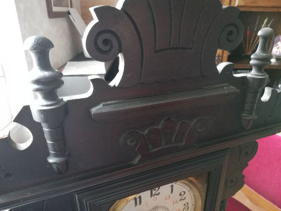 Relógio antigo a funcionar