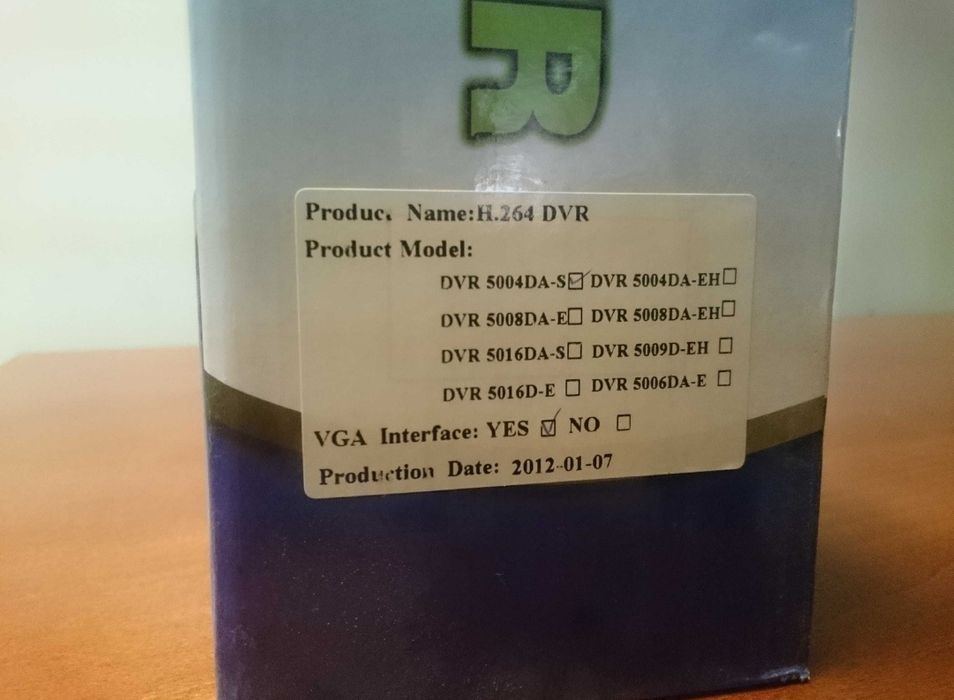 Відеореєстратор на 4, 8, 16 канали, h265, виходи hdmi/vga/rca