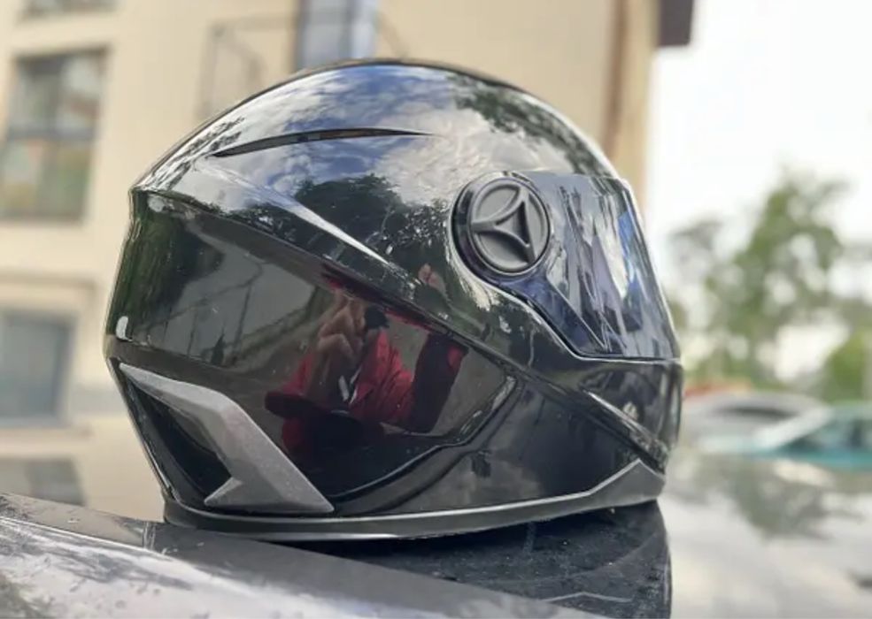 Мото шолом інтеграл Fxw 122 чорний шлем