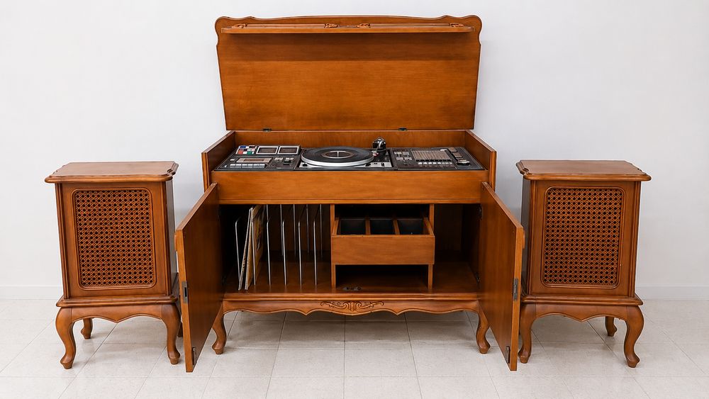 Rosita Studio 5000 HiFi | Gramofon Radio Magnetofon | 2 Kolumny | Retro Vintage. Dowóz / Wysyłka.