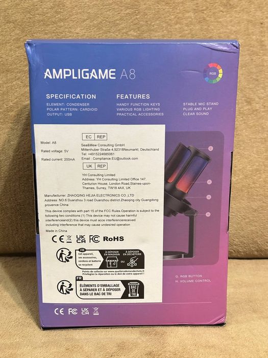 Микрофон FiFine ampligame a8w