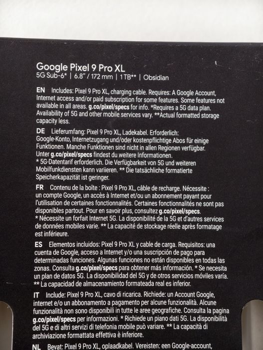 Google Pixel 9 Pro XL 1TB