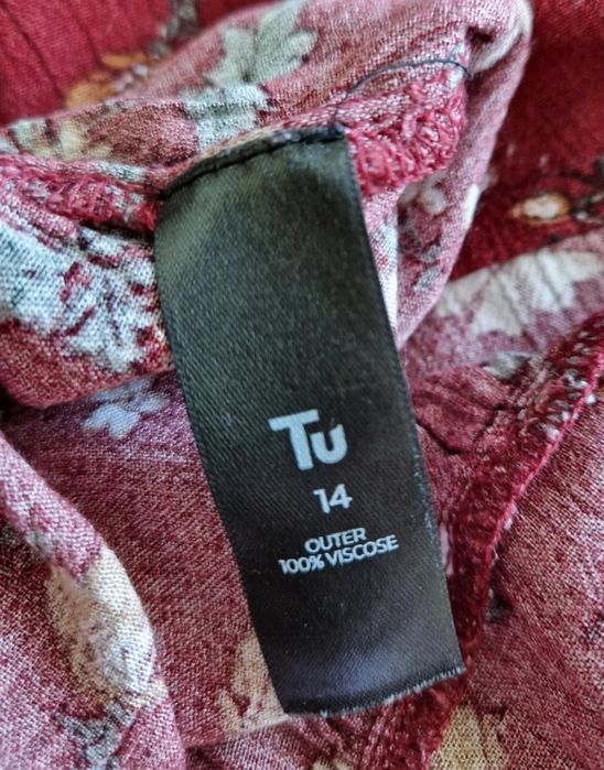 Śliczna "boho"  sukienka z falbaną