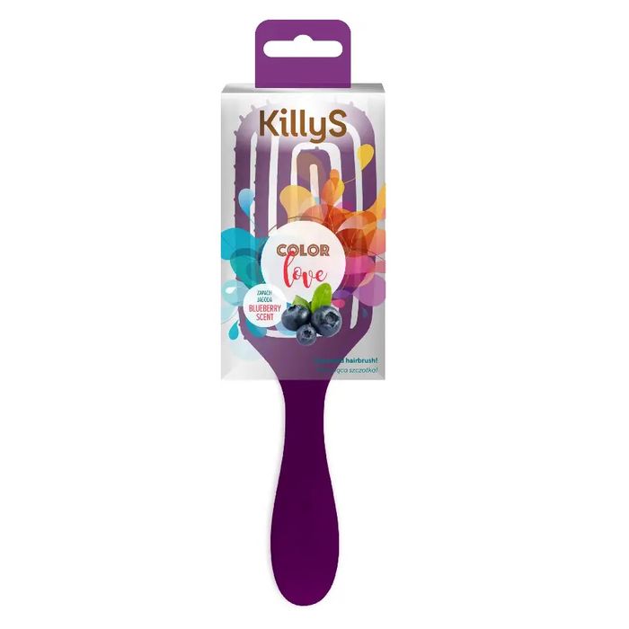 KillyS Color Love pachnąca szczotka do włosów Jagoda