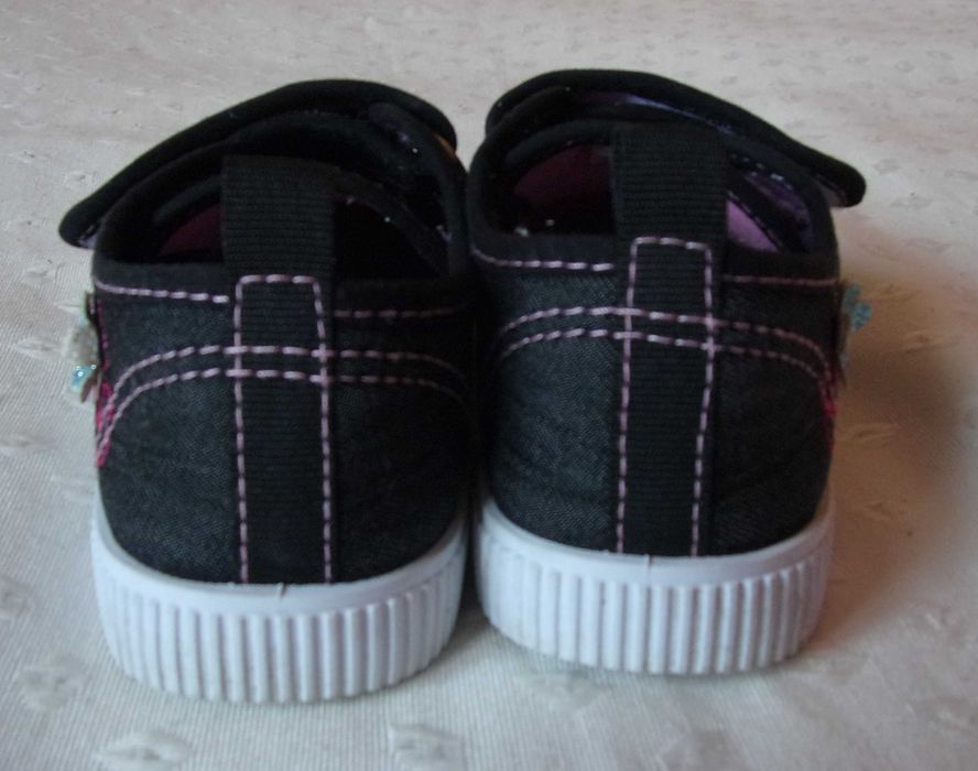 Czarne jeansowe trampki dziewczynka 27 American Club