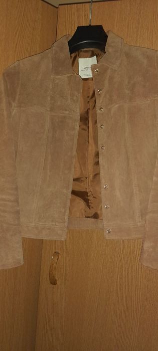 Blusão em camurça Mango