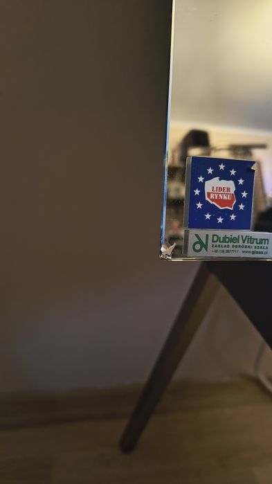 Dwa lustro z lampką Dubiel Vitrum Primo lustro łazienkowe podwójne