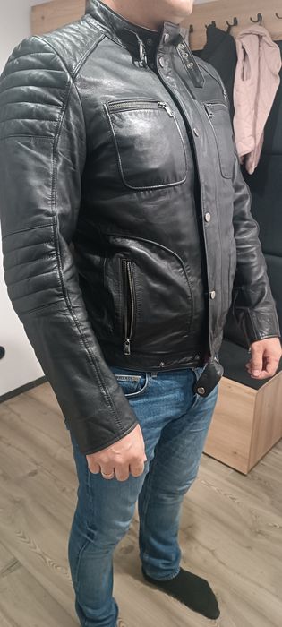 Шкіряна куртка чоловіча 50