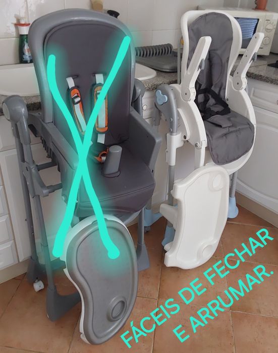CADEIRAS REFEIÇÃO PARA BEBÉ.Casa,Cozinha,Sala,Quarto,Campismo,Viagens.