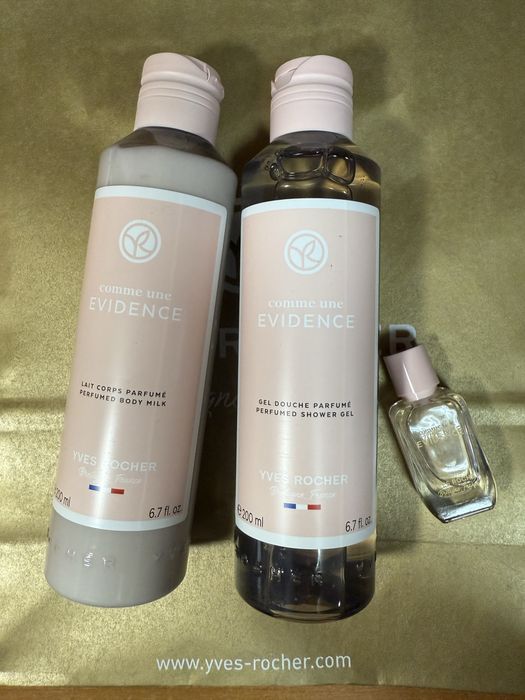 Набір Evidence Yves Rocher набор Евіденс парфумна вода молочко гель