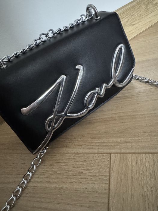 Nowa czarna torebka Karl