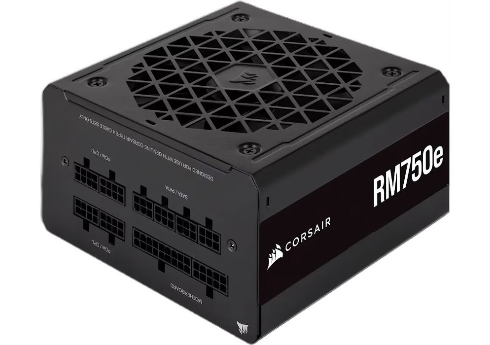 Блок живлення Corsair RM750e 2025 (ATX, 750 Вт, 80 PLUS Gold, повністю модульний) (CP-9020295-EU)