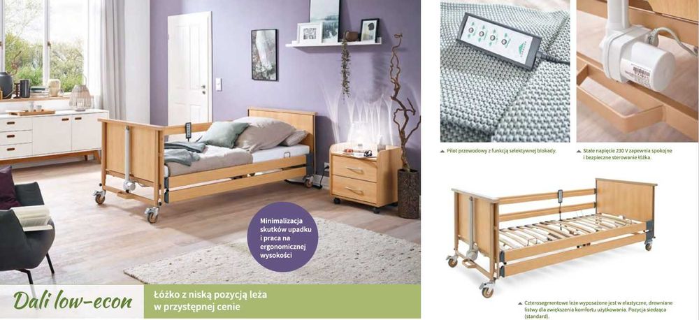 Łóżko Rehabilitacyjne Burmeier Dali Econ - NOWE - PROMOCJA