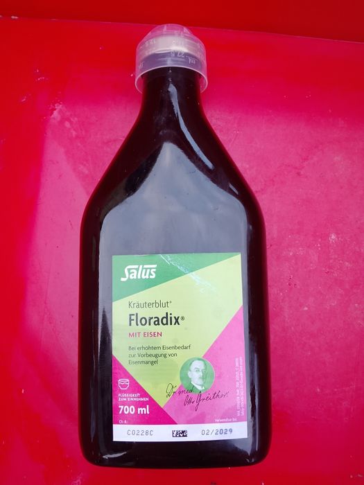 Suplement Floradix dla pani Karoliny