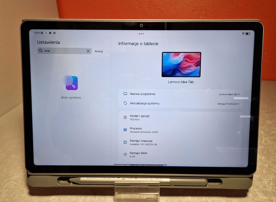 Tablet Lenovo  IDEA TAB TB336FU 11" 8/128GB WI-FI szary+ rysik