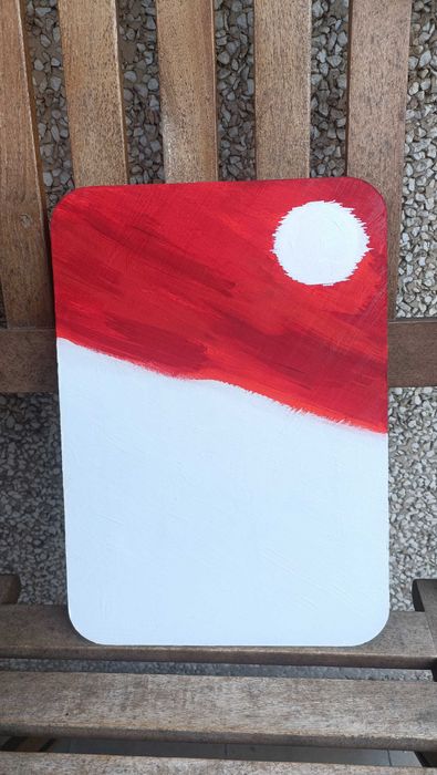 Quadro de Madeira, pintado à mão
