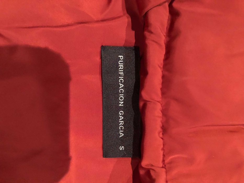 Casaco almofadado com cinto Purificacion Garcia