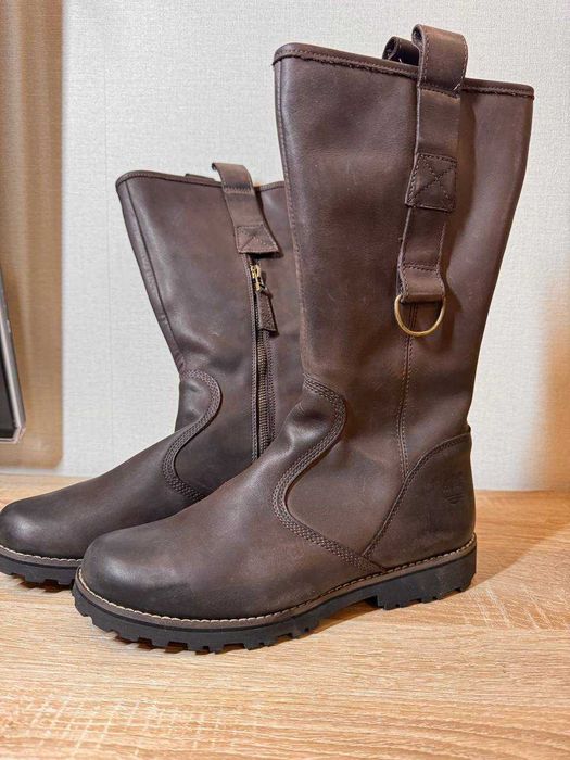 Женские кожаные сапоги Timberland 39р