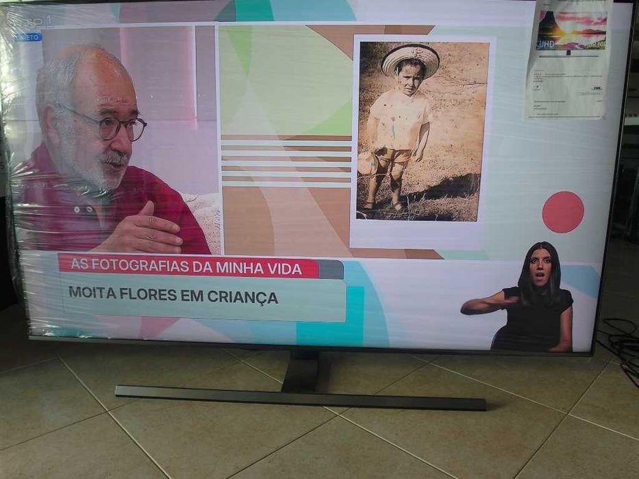 Televisor QLED Samsung 75" Como Novo