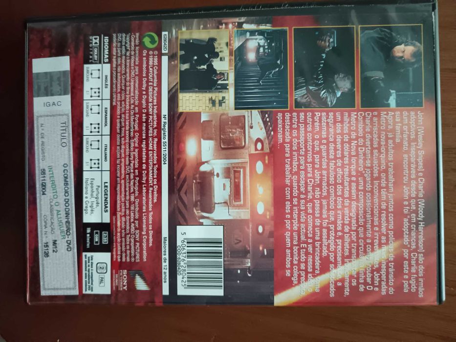 filme dvd original - o comboio do dinheiro
