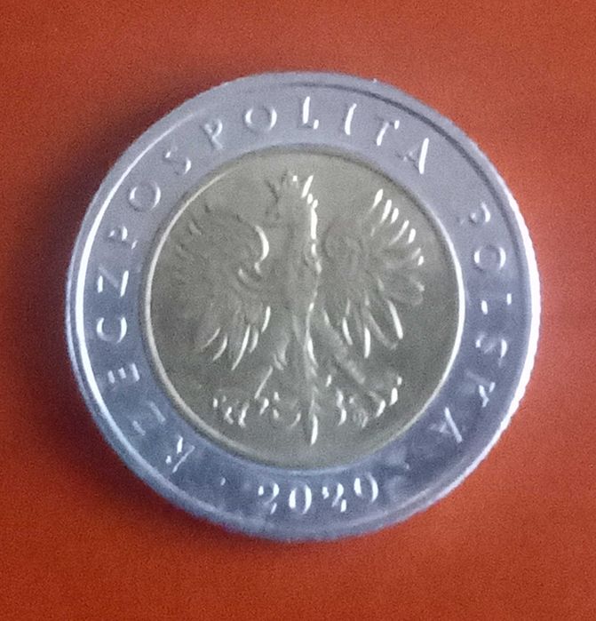Polish Coin 5 Zlotys from 2020