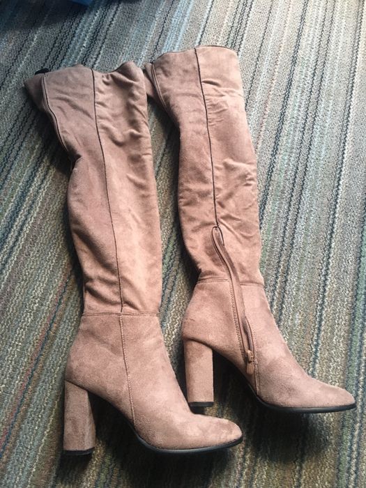 Замшеві сапожки чоботи