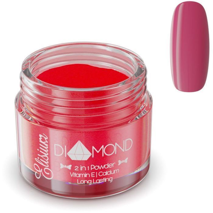 Elisium  proszek do manicure tytanowego DR206 Ruby Red 23g