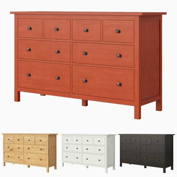 Comoda 8 gavetas hemnes IKEA cor castanho