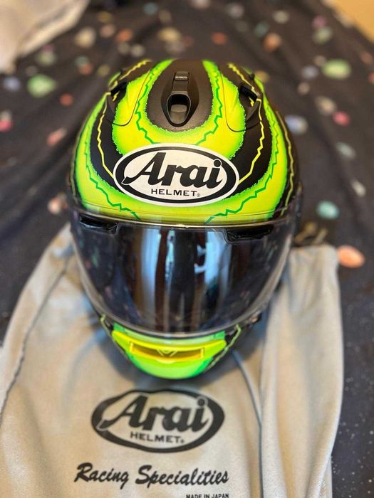 Capacete Arai RX7 V Crutchlow – Tamanho M – Excelente Estado