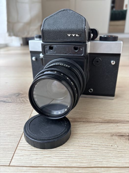 Kiev 60 + TTL + Wołna + Filtr UV + Futerał (trzyma czasy)