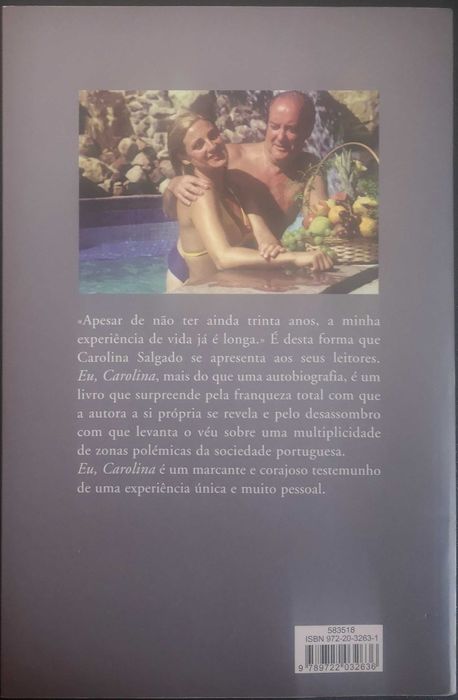 "Eu, Carolina - A História Verdadeira" de Carolina Salgado