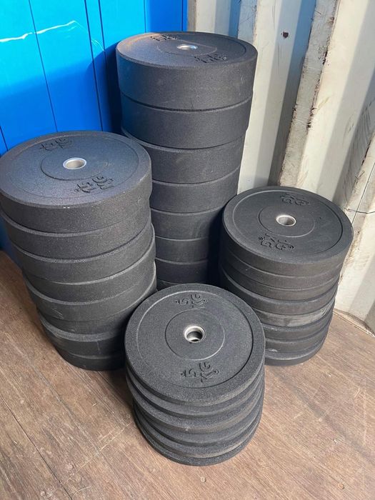 Obciążenia olimpijskie typu bumper