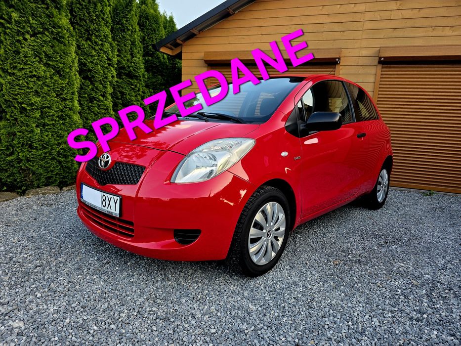 Toyota YARIS 1,4 2007r. 4,5l/100km
