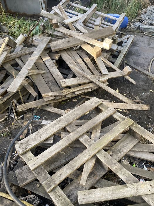 Palety opałowe, drewno