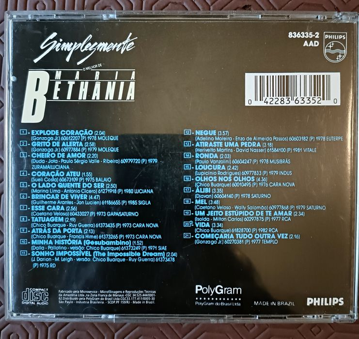 CD - Maria Bethânia437237295414005761