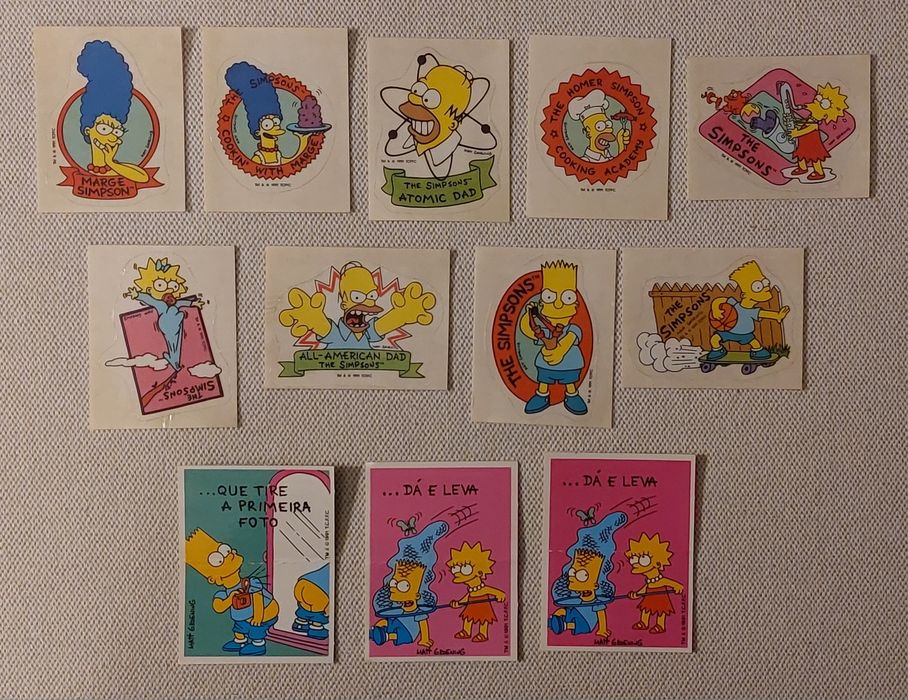 The Simpsons Stickers (Panini and Bollycao)