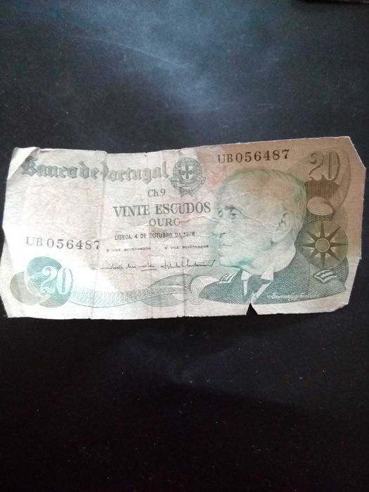Nota de 20 escudos de 1978
