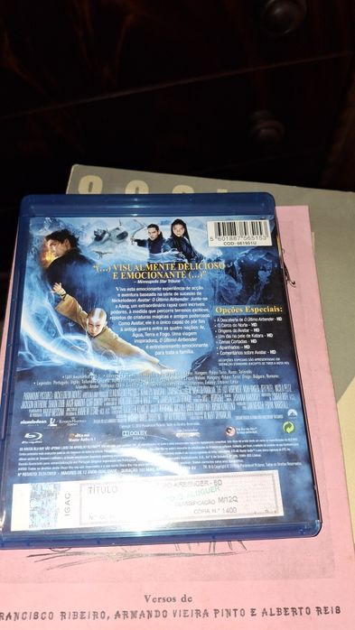 O último Airbender blu-ray