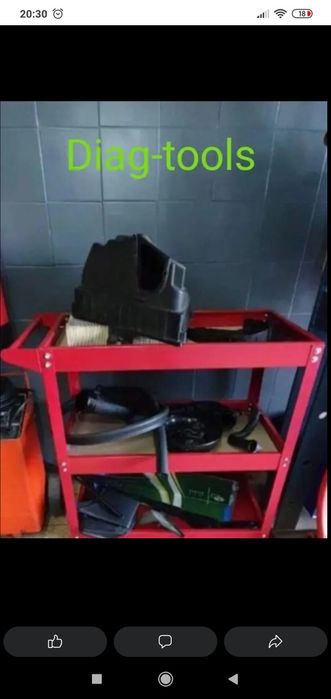 Carrinho/carro de apoio de peças ferramentas com rodas