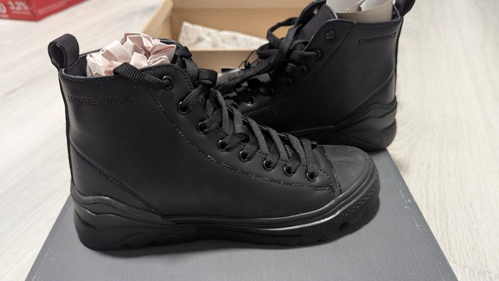 Buty wysokie trampki trapery Lumberjack SKY1PR r. 36 (23,5cm) czarne
