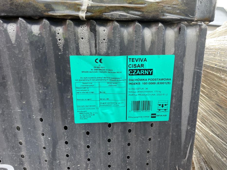 Brass Teviva Cisar czarna! 216 szt! Okazja!