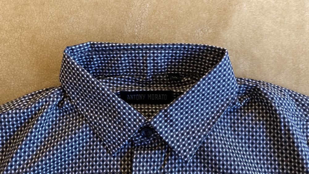 Camisa para menino Antony Morato super macia 100% algodão tamanho 12