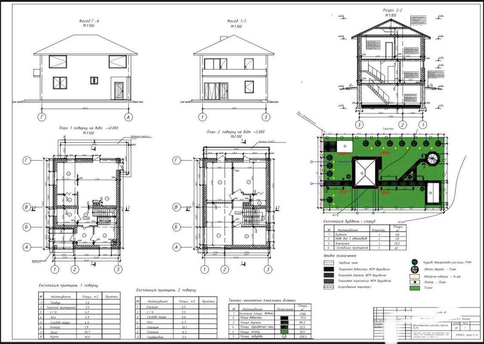 Чертежи, креслення на заказ  AutoCad, ArchiCad и вручную