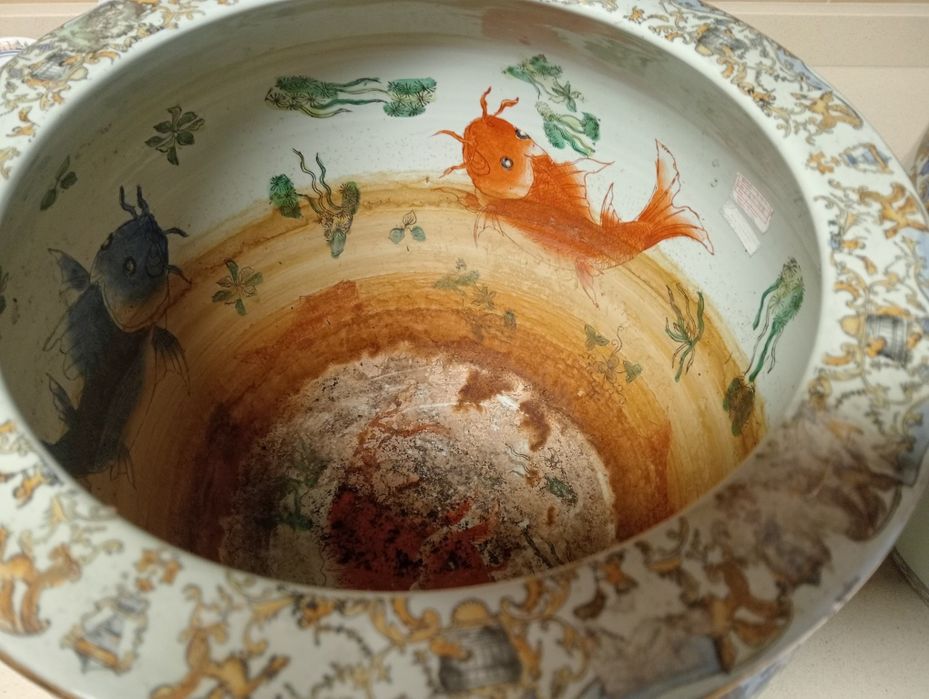 Aquarium / Cache Pot em porcelana