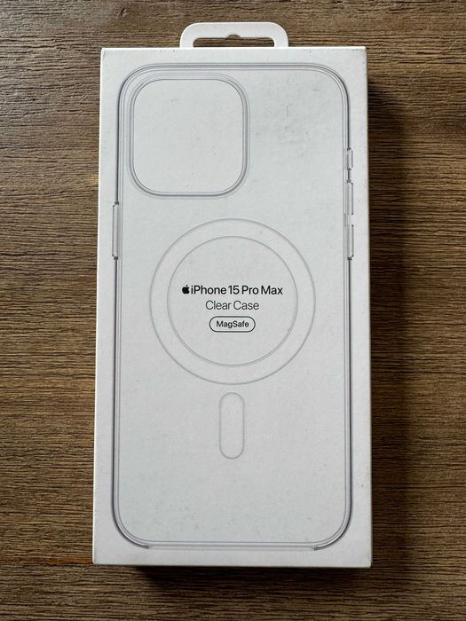 Etui Apple Clear Case MagSafe do iPhone 15 Pro Max Przezroczysty