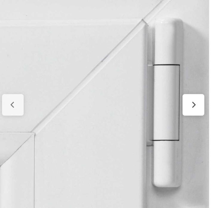Janela oscilobatente em PVC 100x115 cm com estore branco