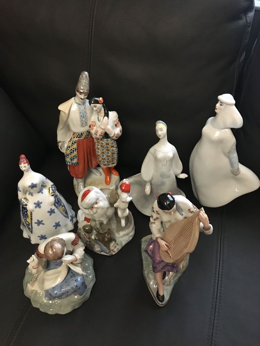 Статуетки фігурки порцелянові( фарфор) українських заводів СРСР