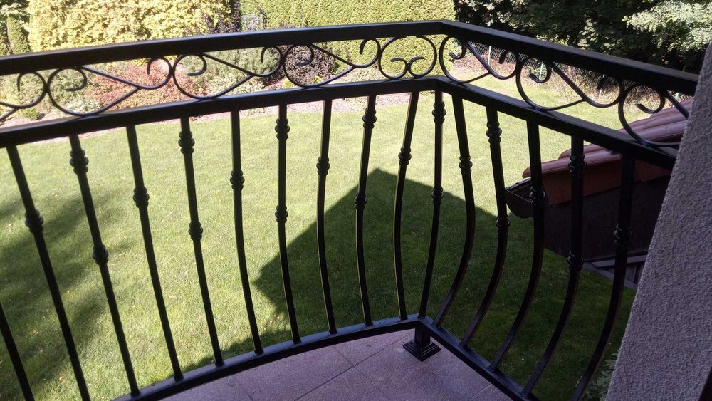 Balustrada kuta piękna wzór BB5 na wymiar każdy kolor barierka